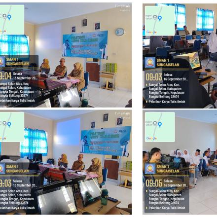 Pelatihan Karya Ilmiah Oleh Master Penelitian Bapak Ardian Sufandi